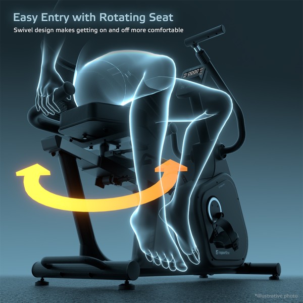 Реабілітаційний горизонтальний велотренажер inSPORTline ZenSeat 100