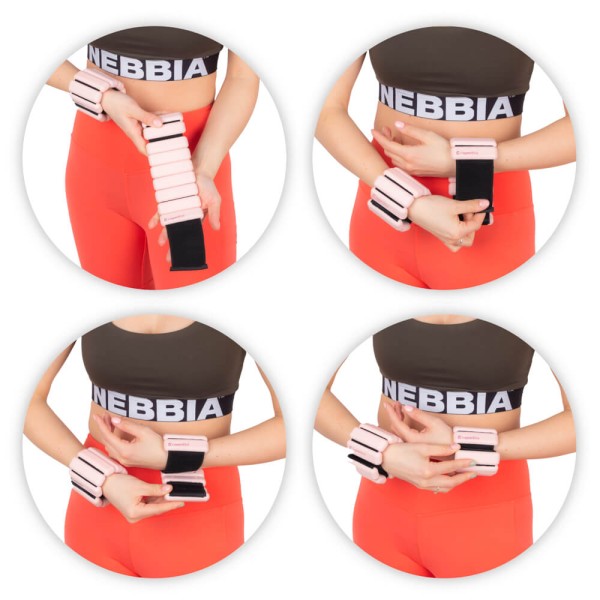 Обтяжувачі для рук та ніг inSPORTline Brace 2x1 кг, чорні