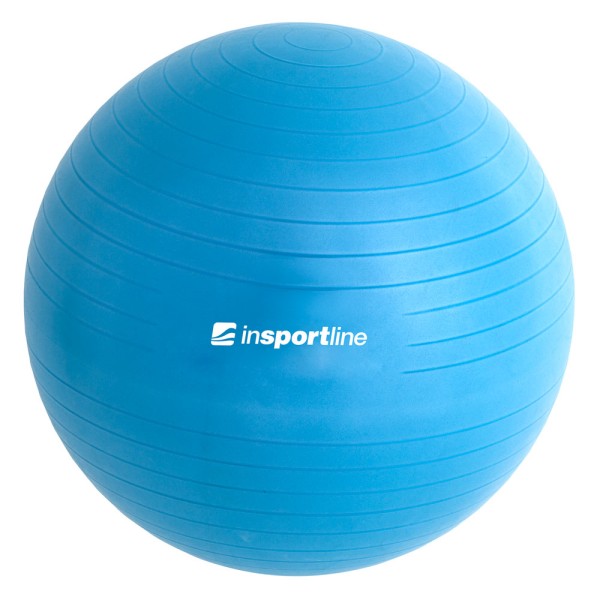 Фітбол inSPORTline Top Ball, блакитний, 55см + насос
