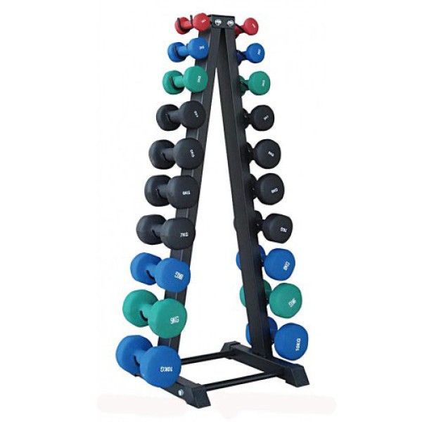 Стійка з гантелями (1-10 кг) AB Sport SW-012N