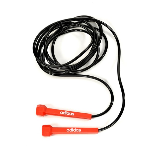 Скакалка Adidas Essential Skipping Rope чорний, червоний Уні 3 м