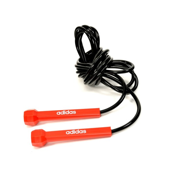 Скакалка Adidas Essential Skipping Rope чорний, червоний Уні 3 м