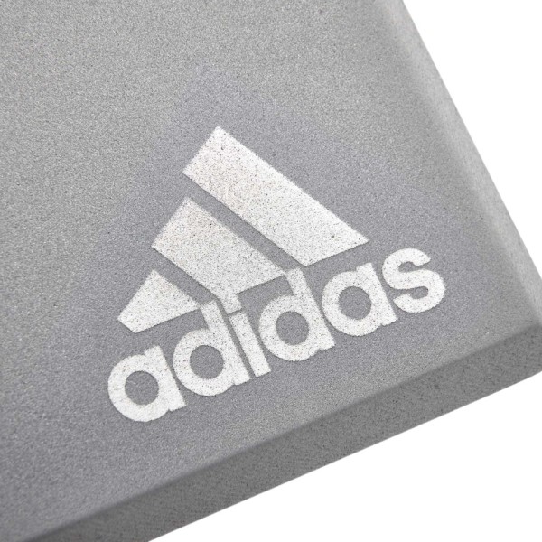 Блок для йоги Adidas Yoga Block сірий Уні 22.8x15.2x7.6 см