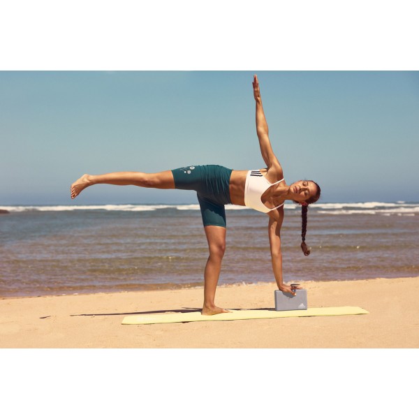 Блок для йоги Adidas Yoga Block сірий Уні 22.8x15.2x7.6 см