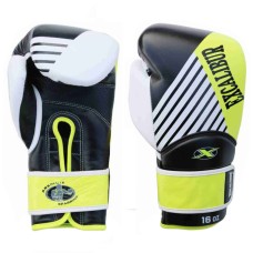 Боксерські рукавички Excalibur Absolute Sparring 8065-01 10 унцій чорний/білий/жовтий