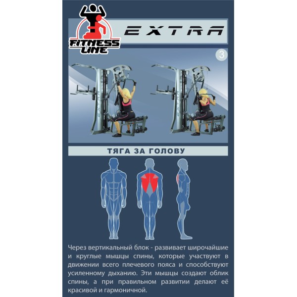Силова фітнес-станція InterAtletika Екстра ST034-B