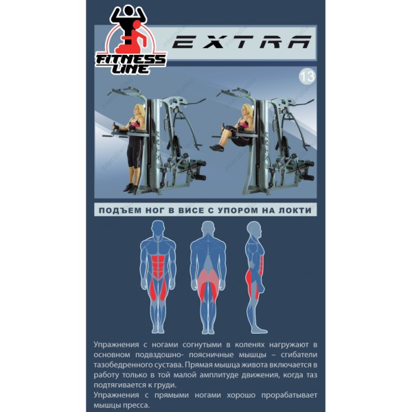 Силова фітнес-станція InterAtletika Екстра ST034-B