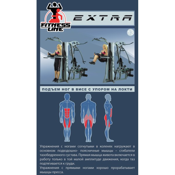 Силова фітнес-станція InterAtletika Екстра ST034-B