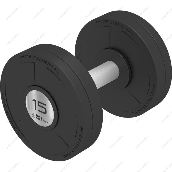 Гантель професійна преміум InterAtletika ST555.15-P 15 кг