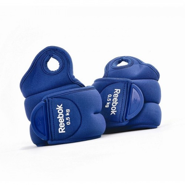 Утяжелитель на зап'ясті Reebok RAEL-11070BL 0,5 кг синій