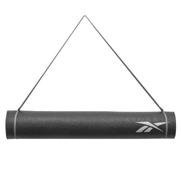 Двосторонній килимок для йоги Reebok Double Sided 4mm Yoga Mat чорний Уні 173 х 61 х 0,4 см