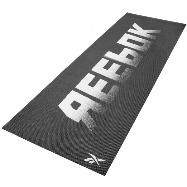 Двосторонній килимок для йоги Reebok Double Sided 4mm Yoga Mat чорний Уні 173 х 61 х 0,4 см