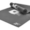 Двосторонній килимок для йоги Reebok Double Sided 4mm Yoga Mat чорний Уні 173 х 61 х 0,4 см