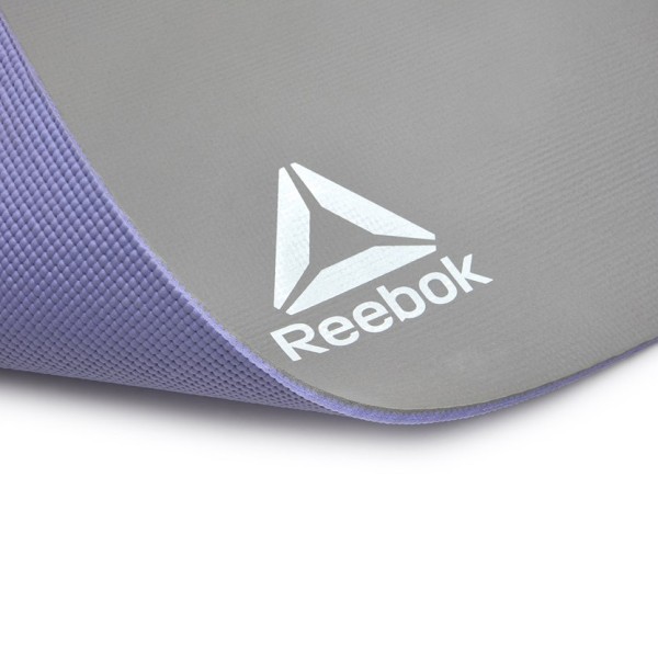 Килимок для йоги Reebok RAYG-11060PLGR 6 мм фіолетовий/сірий