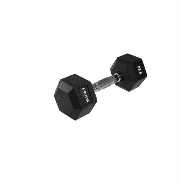 Гантель з фіксованою вагою HMS HEX Pro 8кг