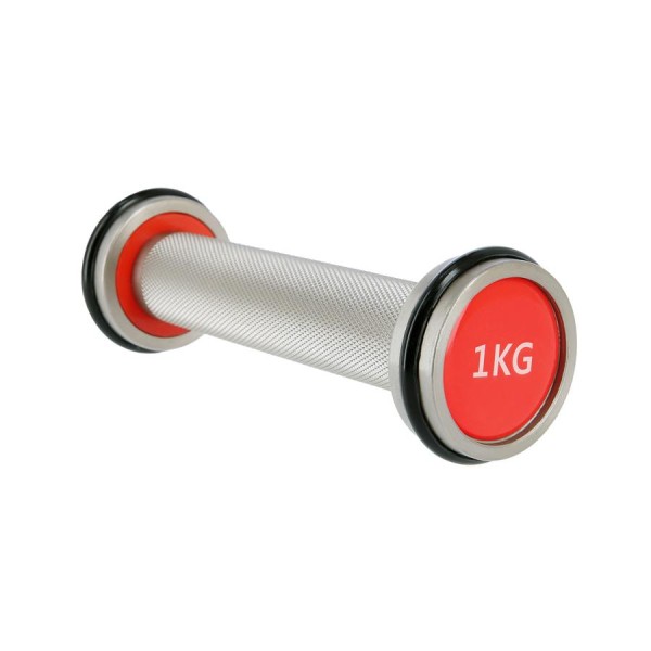 Пара гантелей для фітнесу хром HMS Premium HH01 2x1кг