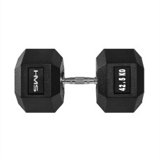 Гантель з фіксованою вагою HMS HEX Pro 42.5кг