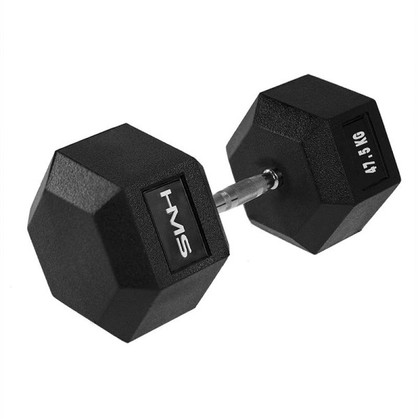 Гантель з фіксованою вагою HMS HEX Pro 47.5кг