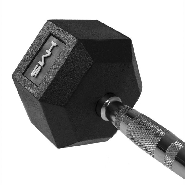 Гантель з фіксованою вагою HMS HEX Pro 47.5кг