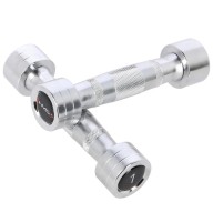 Пара гантелей хромованих HMS CHD01 2шт 1кг