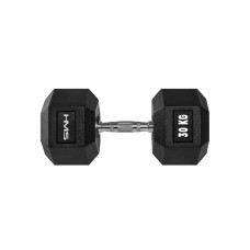 Гантель з фіксованою вагою HMS HEX Pro 30кг