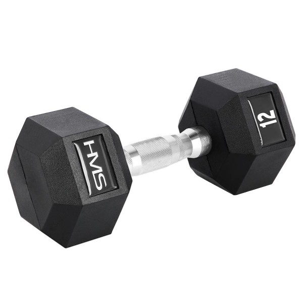 Гантель з фіксованою вагою HMS HEX Pro 12кг