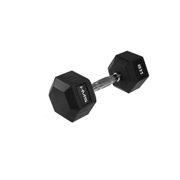 Гантель з фіксованою вагою HMS HEX Pro 14кг