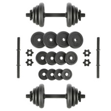 Гантелі набірні у валізі One Fitness STO20 18кг