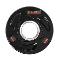 Диск олімпійський HMS TOX01 чорний 1.25 кг