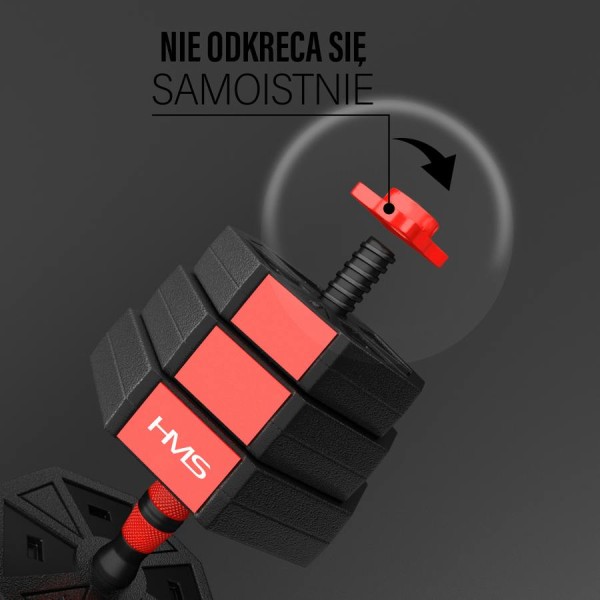 Гантелі розбірні 20кг з функцією штанги HMS SGK20