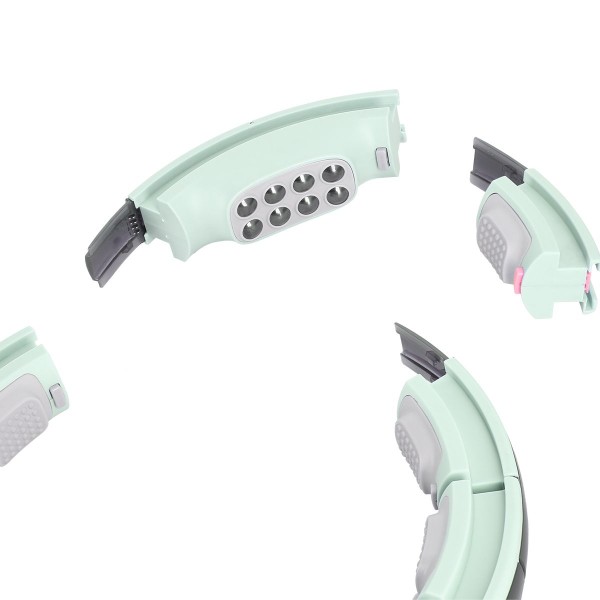 Хула-хуп з тягарцем HMS Set HHM13, зелений + пояс для схуднення