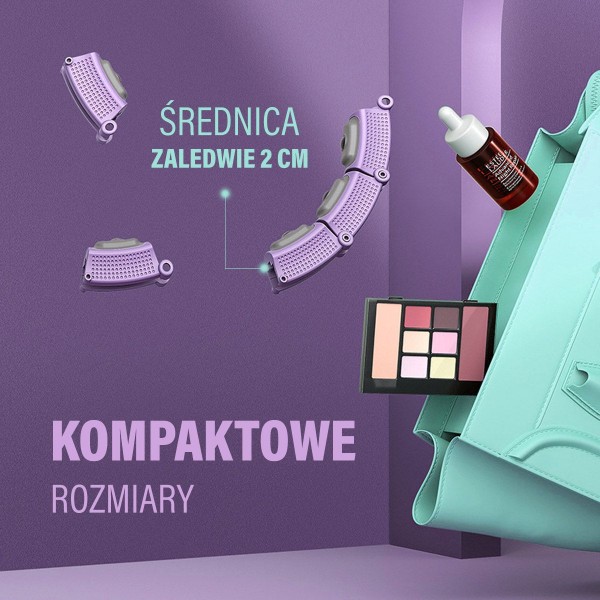 Хула-хуп магнітний з тягарцем та лічильником HMS Set HHM14, фіолетовий