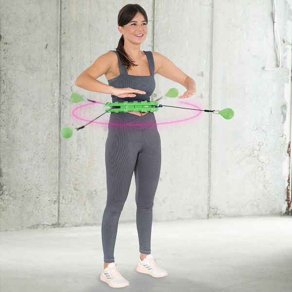 Хула-хуп з тягарцем HMS Set HHW01, зелений 