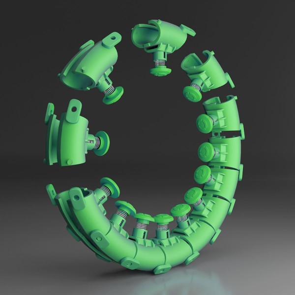 Хула-хуп з тягарцем HMS Set HHW01, зелений 