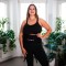 Хула-хуп з тягарцем HMS Plus Size Set HHW12, зелений 