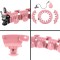 Хула-хуп з тягарцем HMS Plus Size Set HHW12, рожевий 