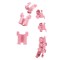 Хула-хуп з тягарцем HMS Plus Size Set HHW12, рожевий 