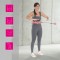 Хула-хуп з тягарцем HMS Plus Size Set HHW12, рожевий 