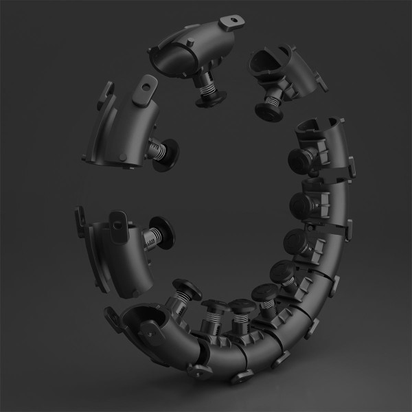 Хула-хуп з тягарцем HMS Set HHW01, чорний 