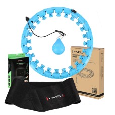 Хула-хуп з тягарцем HMS Set HHW01, синій 