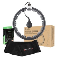 Хула-хуп з тягарцем та лічильником HMS Set HHW06, чорний