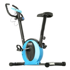 Велотренажер магнітний One Fitness M8410 чорно-синій