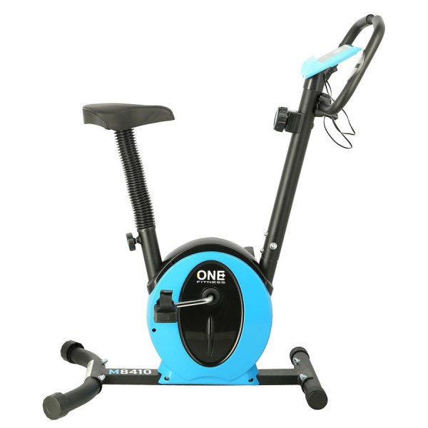 Велотренажер магнітний One Fitness M8410 чорно-синій