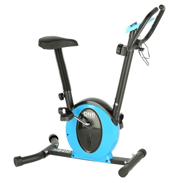 Велотренажер магнітний One Fitness M8410 чорно-синій