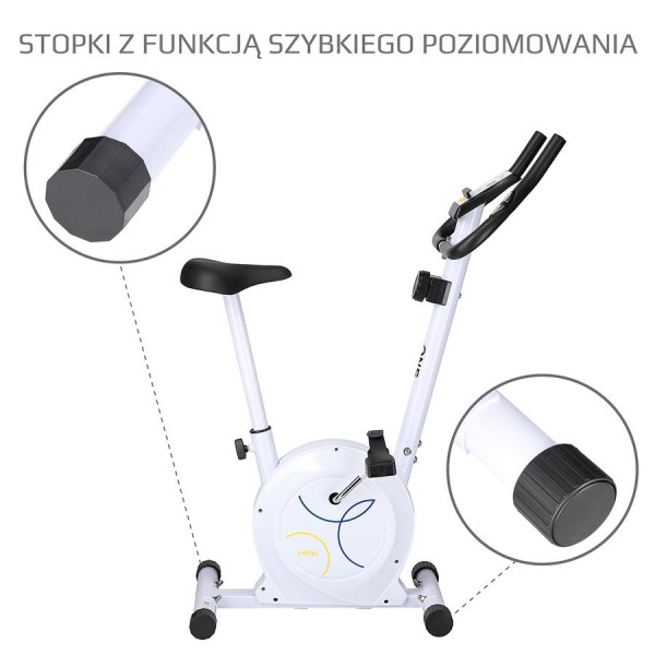 Велотренажер магнітний One Fitness RM8740 білий