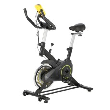 Велотренажер магнітний спін-байк One Fitness SW2501 жовтий 7кг