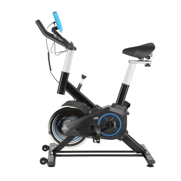 Велотренажер магнітний спін-байк One Fitness SW2501 синій 7кг