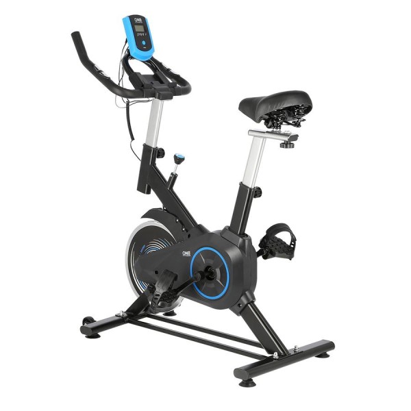 Велотренажер магнітний спін-байк One Fitness SW2501 синій 7кг