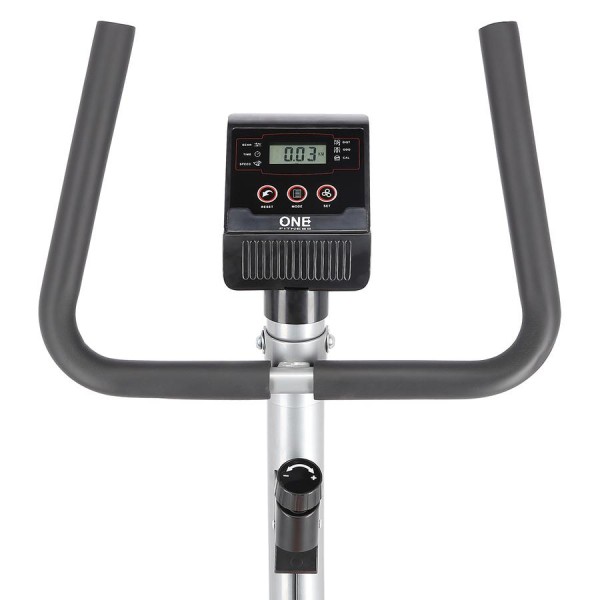 Велотренажер механічний One Fitness RW3011 срібно-оранжевий