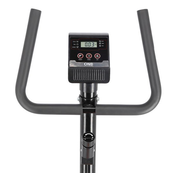 Велотренажер механічний One Fitness RW3011 чорно-оранжевий